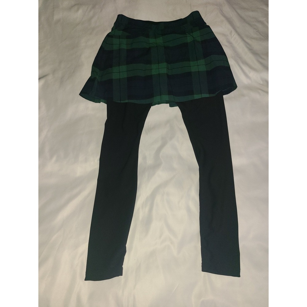Renwick Blackwatch Skirted Legging Green Navy Blue Tartan XS Golf‎ RNWK Skort